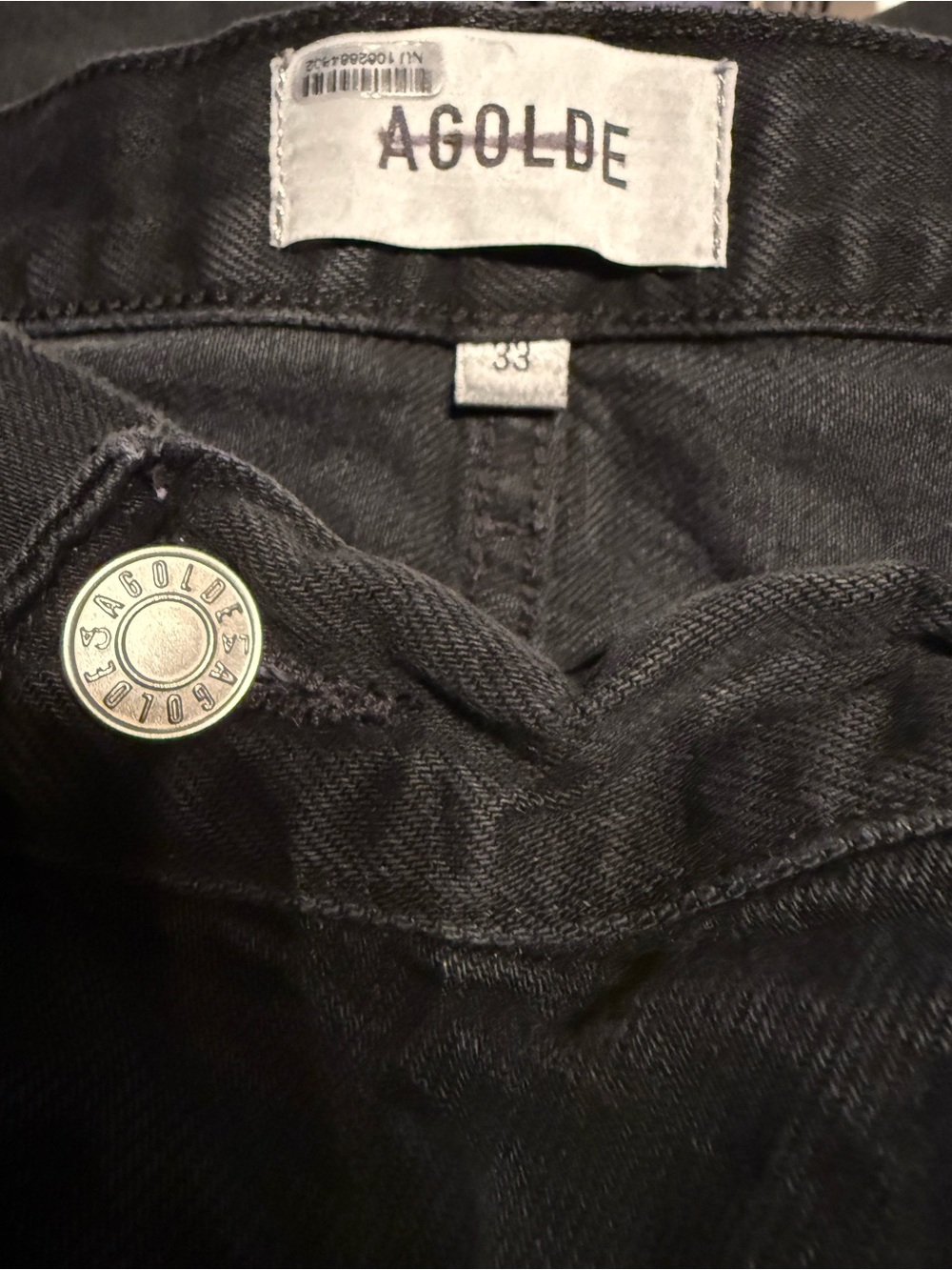 Agolde Parker long shorts size 33 button fly! Great condition!